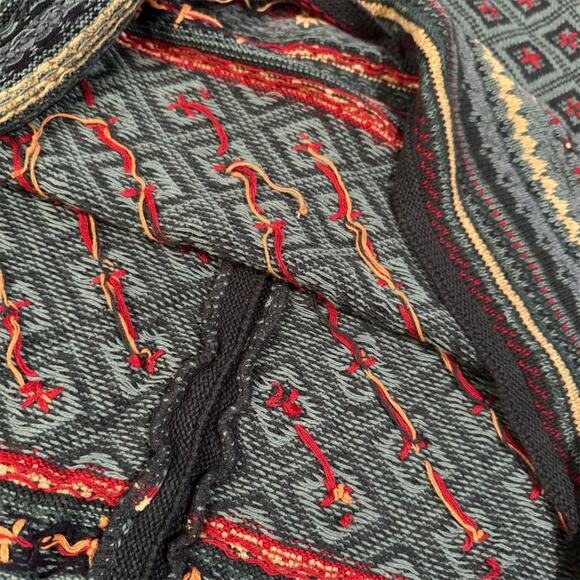 VTG Sweater Vest 22W 3D Textured Cottage Core Grandma White Stag Holidays FLAWS - Picture 7 of 12